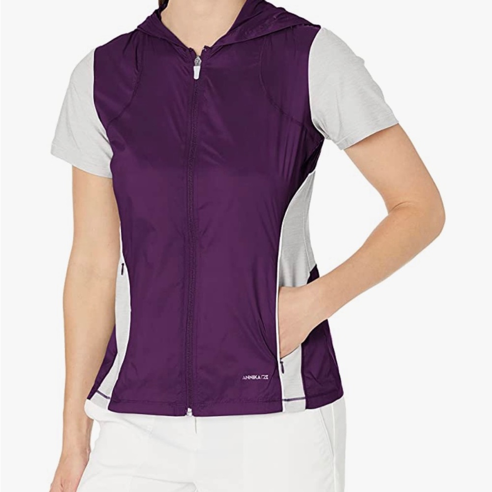 Cutter & Buck Annika Women's Weathertec Short Sleeve Full Zip Hooded jacket